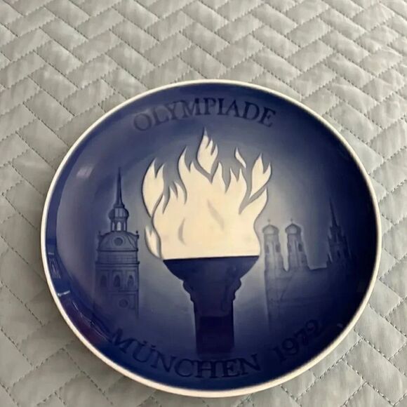 B & G Copenhagen Porcelain 1972 Olympiad plate - Picture 1 of 4